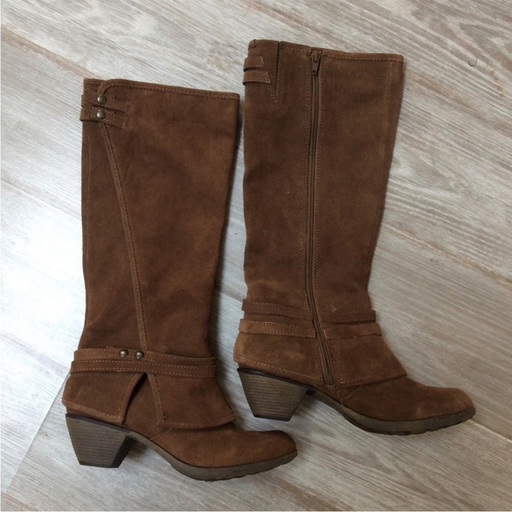 Crown Vintage Bessie Boots Brown Suede – NEW size 7.5 - Picture 4 of 10